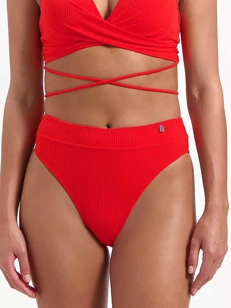 BEACHLIFE | Damen Bikinihose Fiery Red | rot