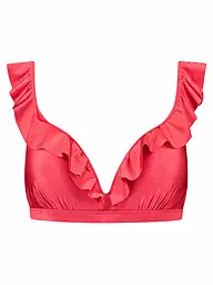 BEACHLIFE | Damen Bikinioberteil Red Shine | rot
