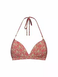 BEACHLIFE | Damen Bikinioberteil Rouge Graphics | dunkelrot