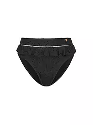 BEACHLIFE | Damen Bikiniunterteil Black Embroidery | schwarz