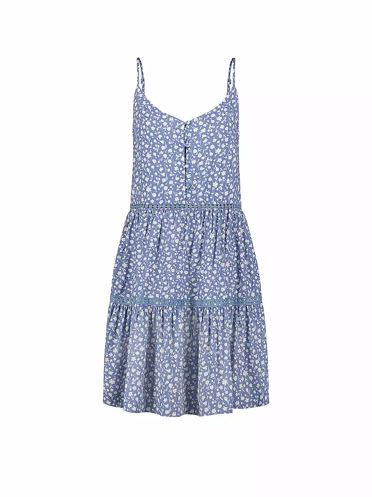 BEACHLIFE | Damen Kleid Flower Fest | blau