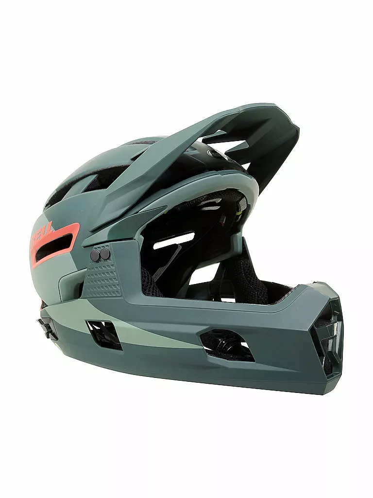 BELL Super MTB Fahrradhelm 2014 – Grün, Mit Integrierter GoPro-Halterung & 25 Belüftungsöffnungen