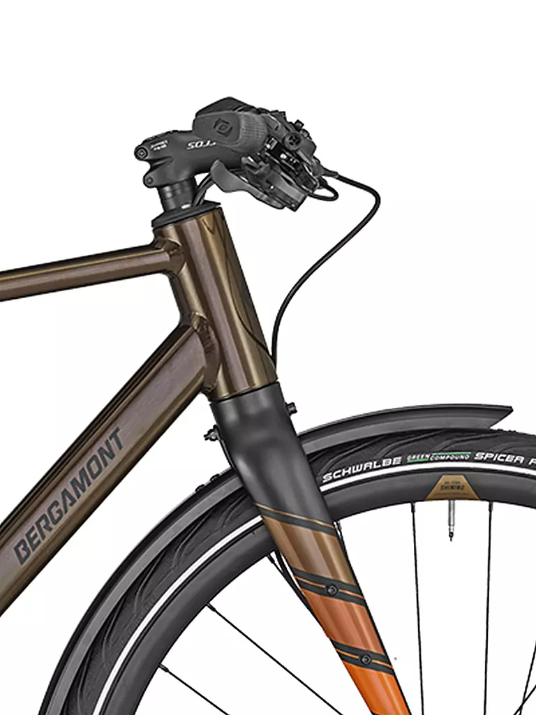BERGAMONT | Herren Citybike Sweep 6 EQ | braun