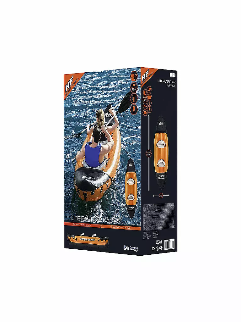 BESTWAY | Kajak Lite-Rapid X2 | orange