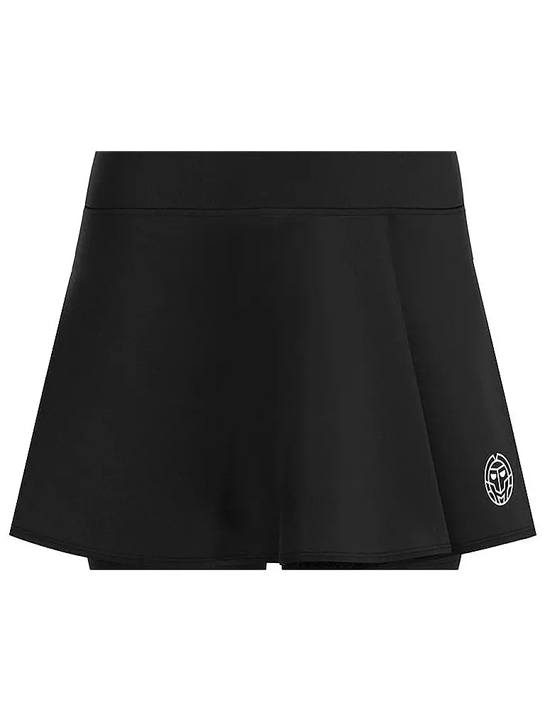 BIDI BADU | Damen Tennisskort Crew Wavy | schwarz