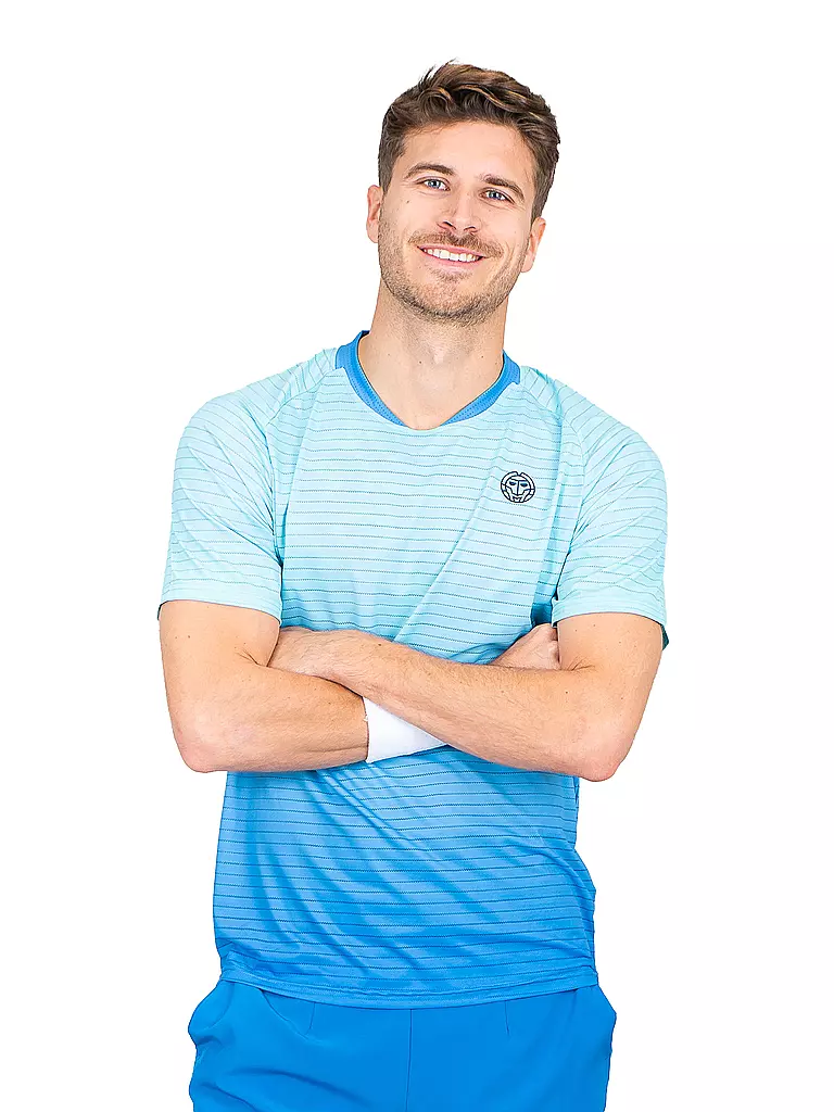 BIDI BADU | Herren Tennisshirt Colortwist Tee | türkis