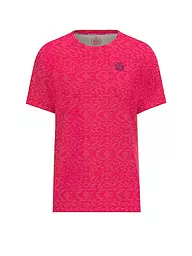 BIDI BADU | Herren Tennisshirt Wild Arts Crew Two Colored Tee | rot