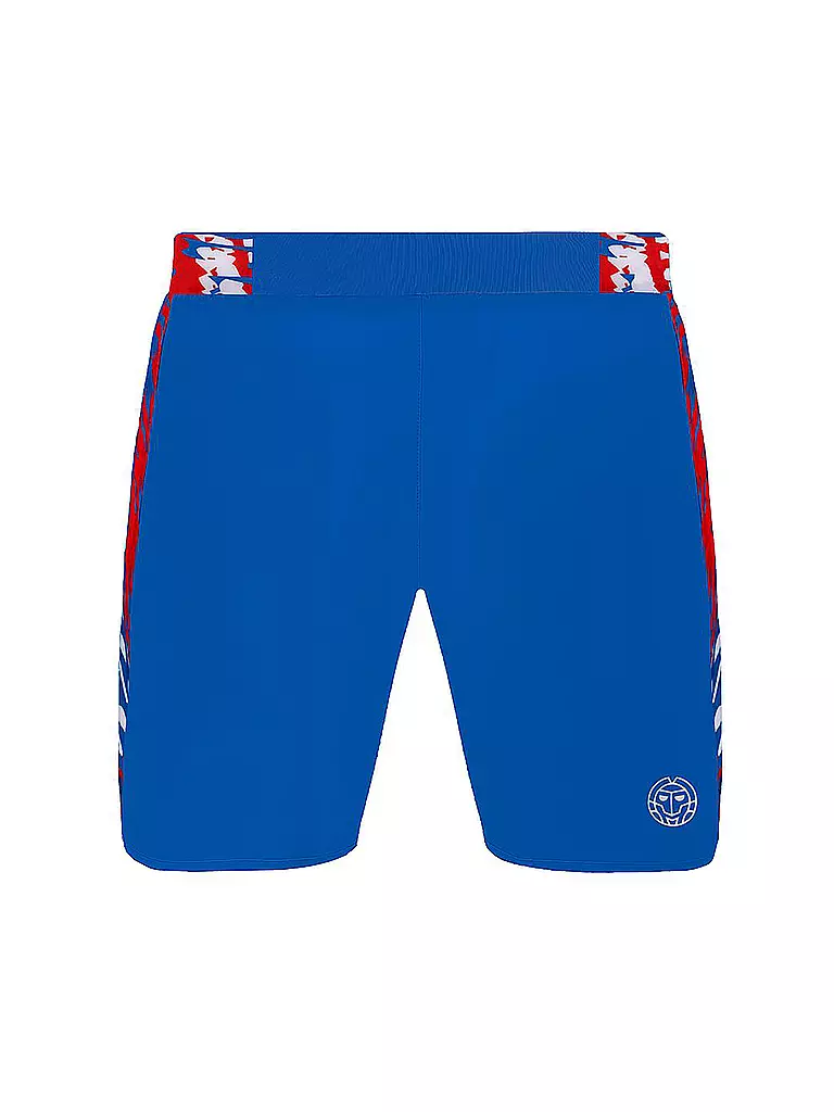 BIDI BADU | Herren Tennisshort Tulu 7Inch Tech US Flag | blau