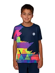 BIDI BADU | Jungen Tennisshirt Kaleido | dunkelblau