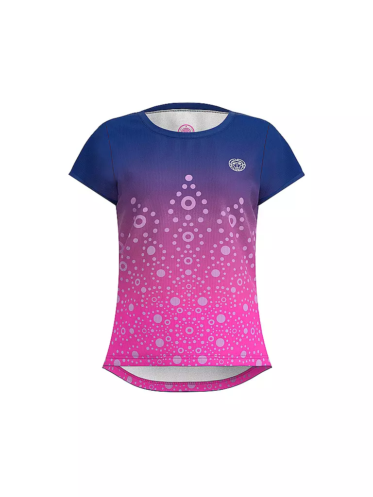 BIDI BADU | Mädchen Tennisshirt Colortwist Capsleeve JR. | dunkelblau