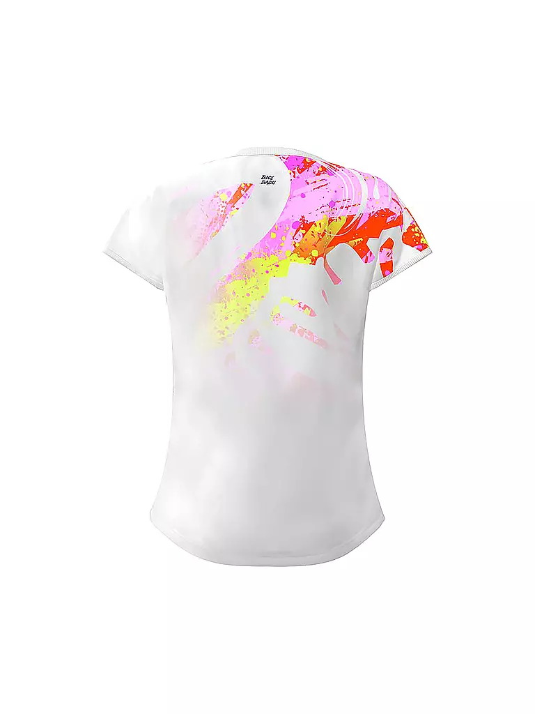 BIDI BADU | Mädchen Tennisshirt Wild Arts Capsleeve | weiss