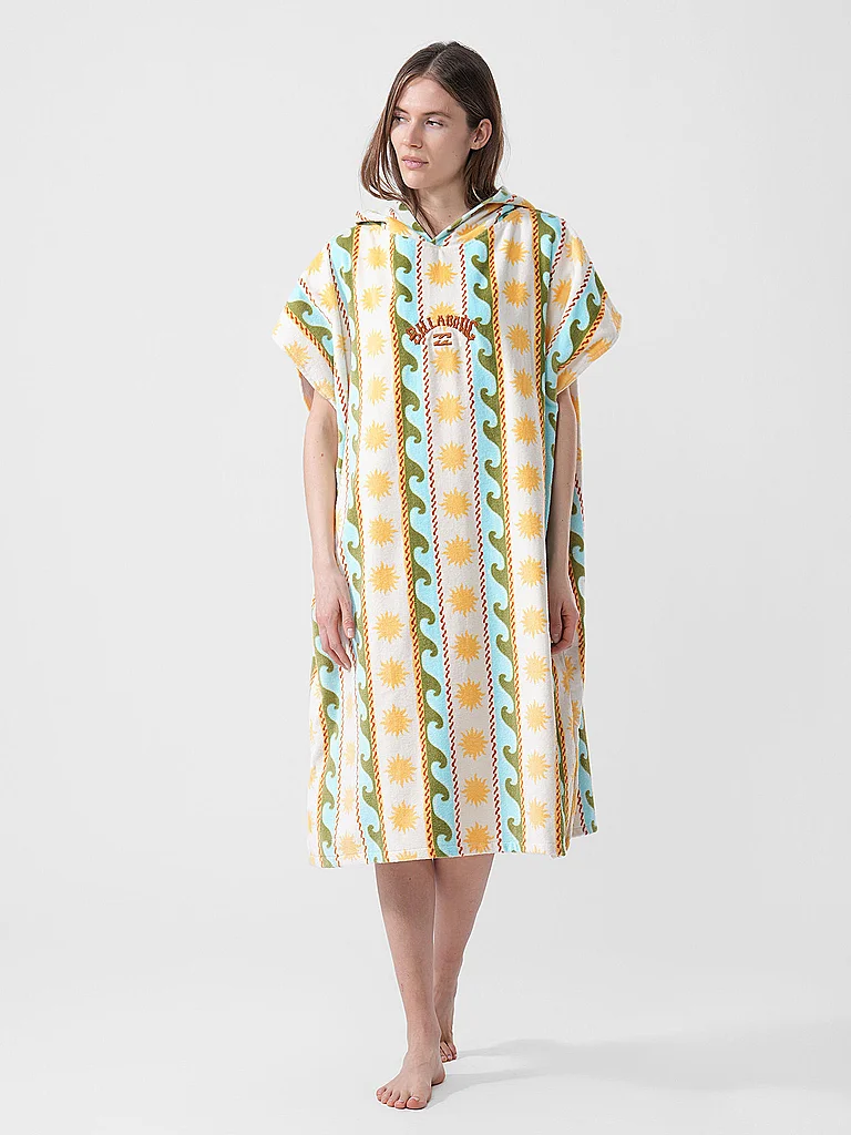 Billabong Hooded Surf Poncho salt crystal