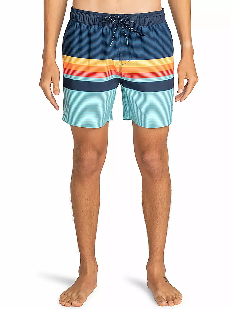 BILLABONG | Herren Badeshort All Day HTR Stripes | blau