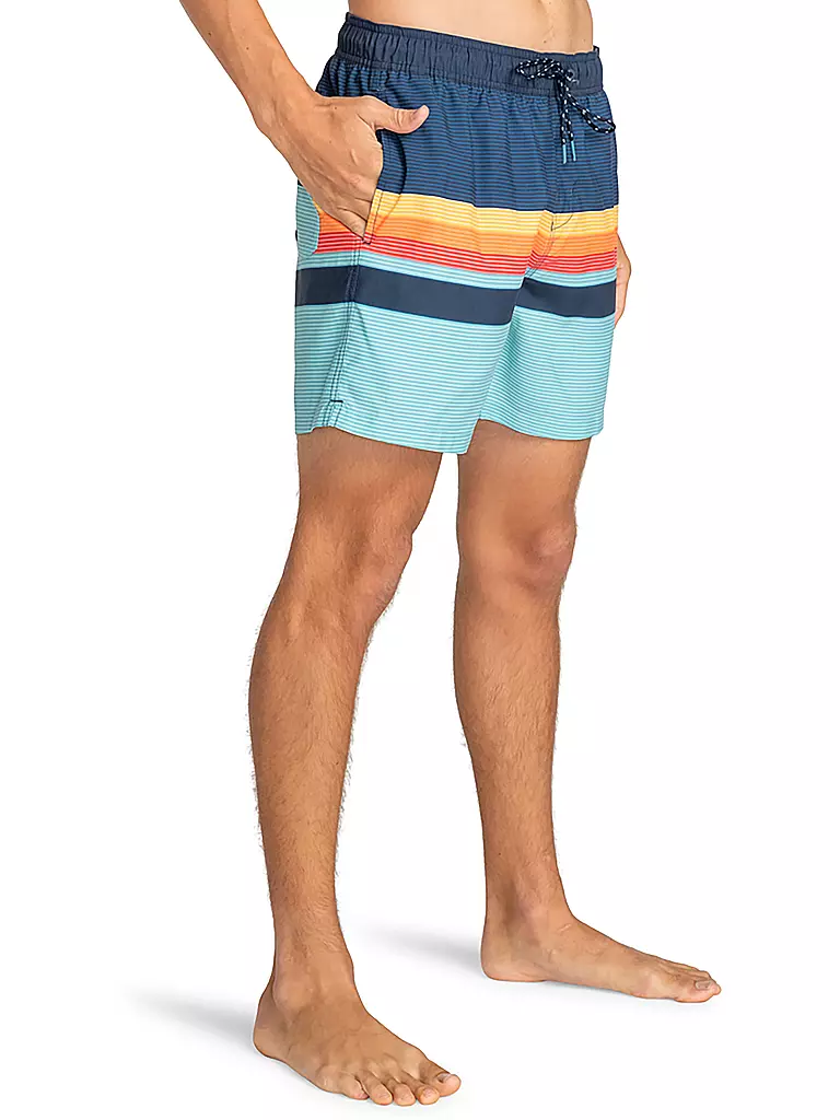 BILLABONG | Herren Badeshort All Day HTR Stripes | blau