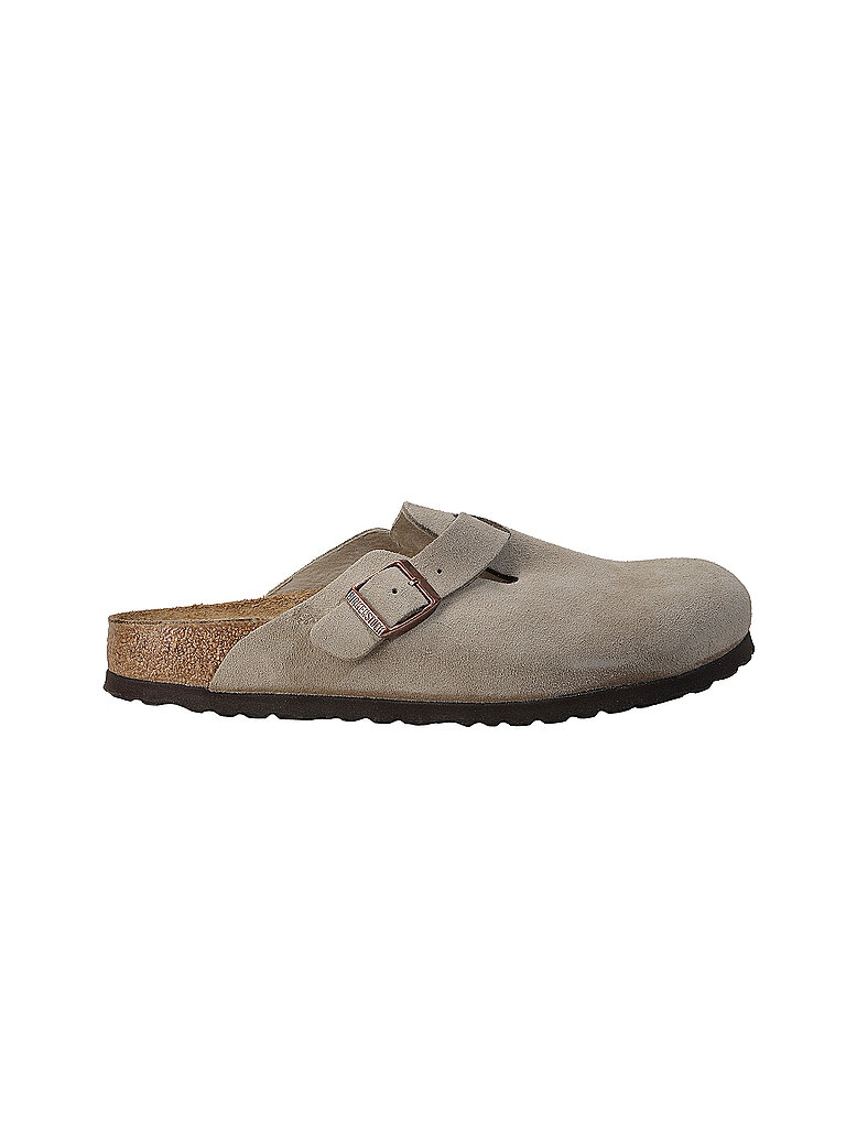BIRKENSTOCK Damen Pantoffeln Boston Suede Medium/Narrow camel | 40
