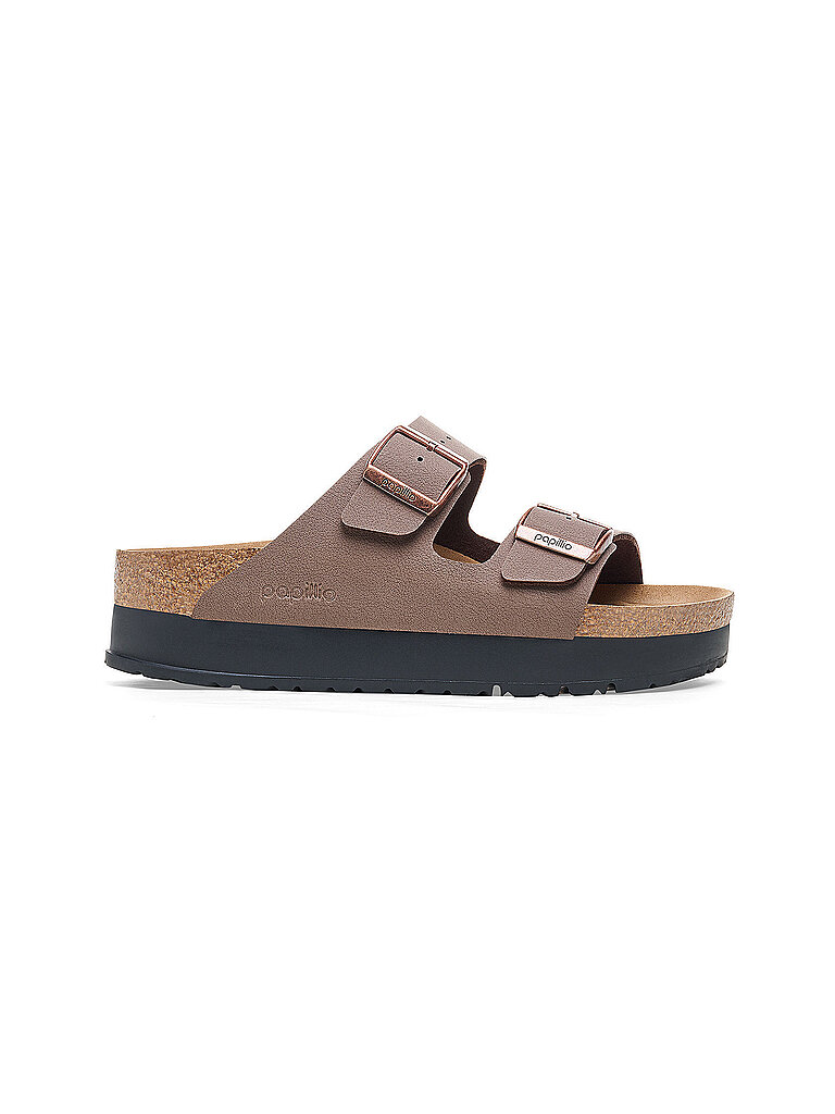 Birkenstock BIRKENSTOCK Damen Pantoletten Arizona PAP Flex Platform braun | 37, braun