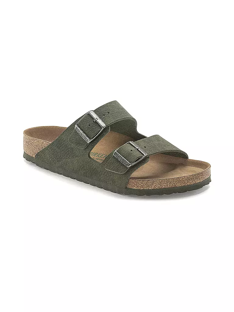 BIRKENSTOCK | Herren Sandale Arizona Vegan | dunkelgrün