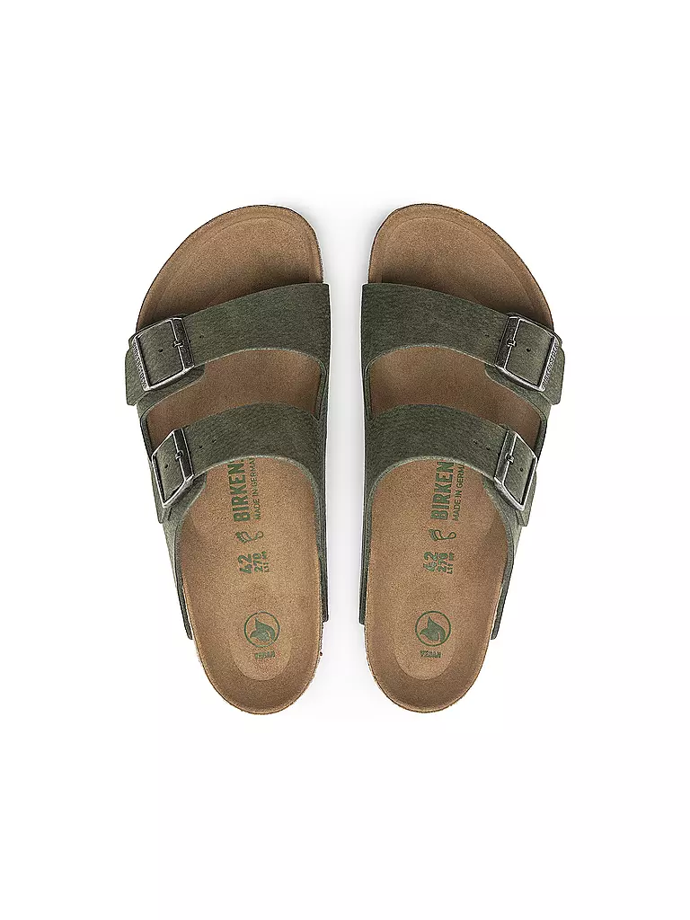 BIRKENSTOCK | Herren Sandale Arizona Vegan | dunkelgrün