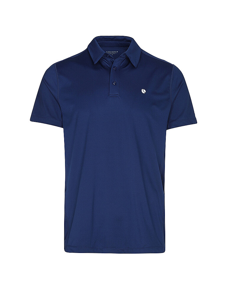 BJÖRN BORG BJÖRN BORG Herren Tennispolo Ace Mesh Panel blau | S, blau