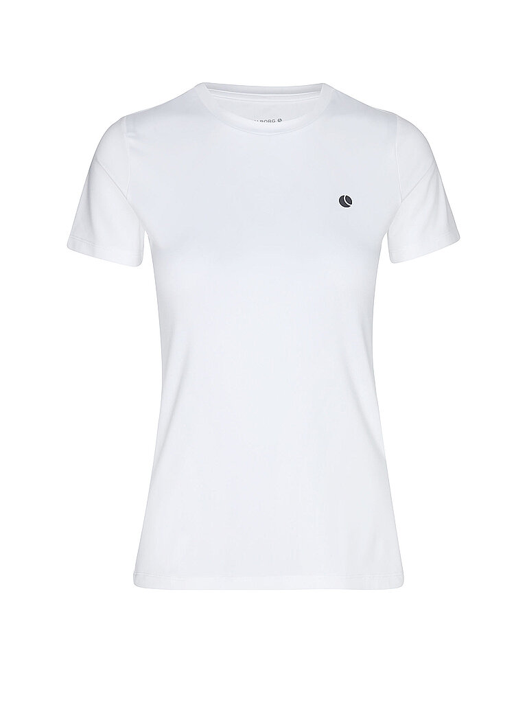 BJÖRN BORG BJÖRN BORG Damen Tennisshirt Ace Slim weiss | XS, weiss
