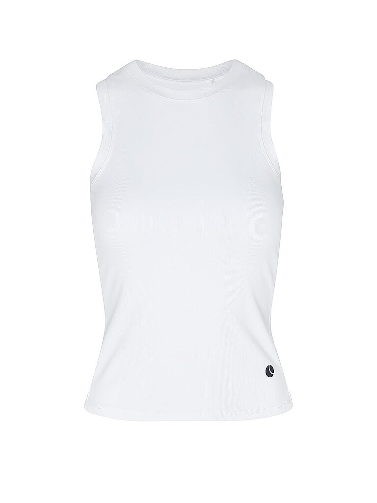 BJÖRN BORG BJÖRN BORG Damen Tennistank Ace Pocket Ribbed weiss | S, weiss