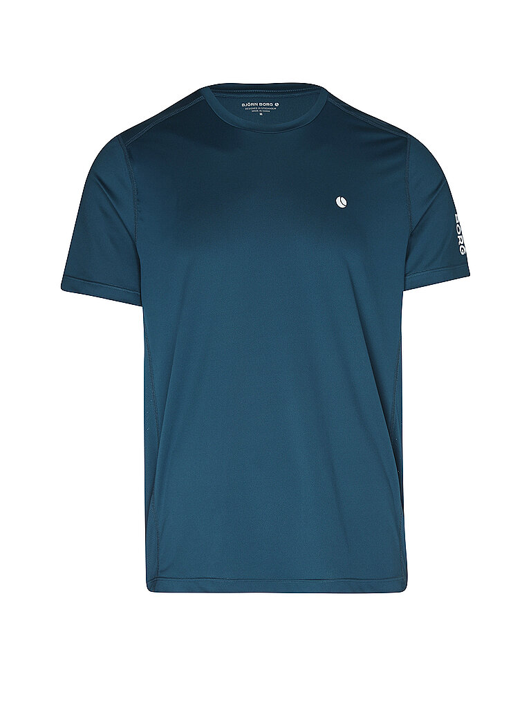 BJÖRN BORG BJÖRN BORG Herren Tennisshirt Ace Mesh Panel blau | S, blau