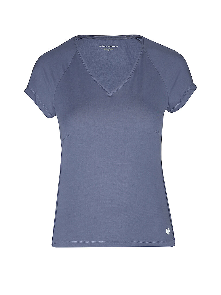 BJÖRN BORG BJÖRN BORG Damen Tennisshirt ACE V-Neck dunkelblau | M, dunkelblau