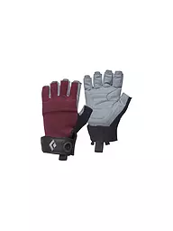 BLACK DIAMOND | Damen Kletterhandschuhe Crag Half-Finger | Rot