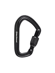 BLACK DIAMOND | Karabiner Hotforge Screwgate | Schwarz