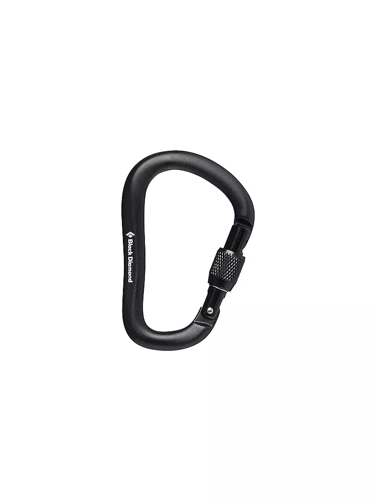 BLACK DIAMOND | Karabiner RockLock Screwgate | schwarz