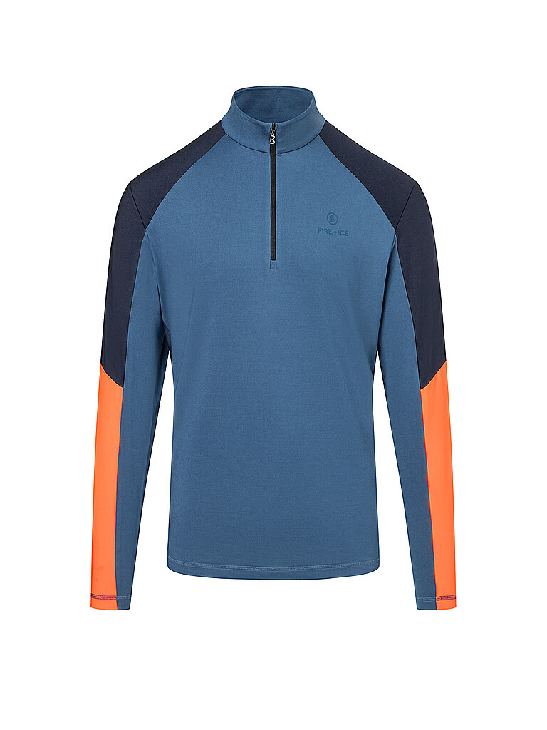 BOGNER FIRE+ICE BOGNER FIRE+ICE Herren Unterzieh Zipshirt Berkan blau | S, blau