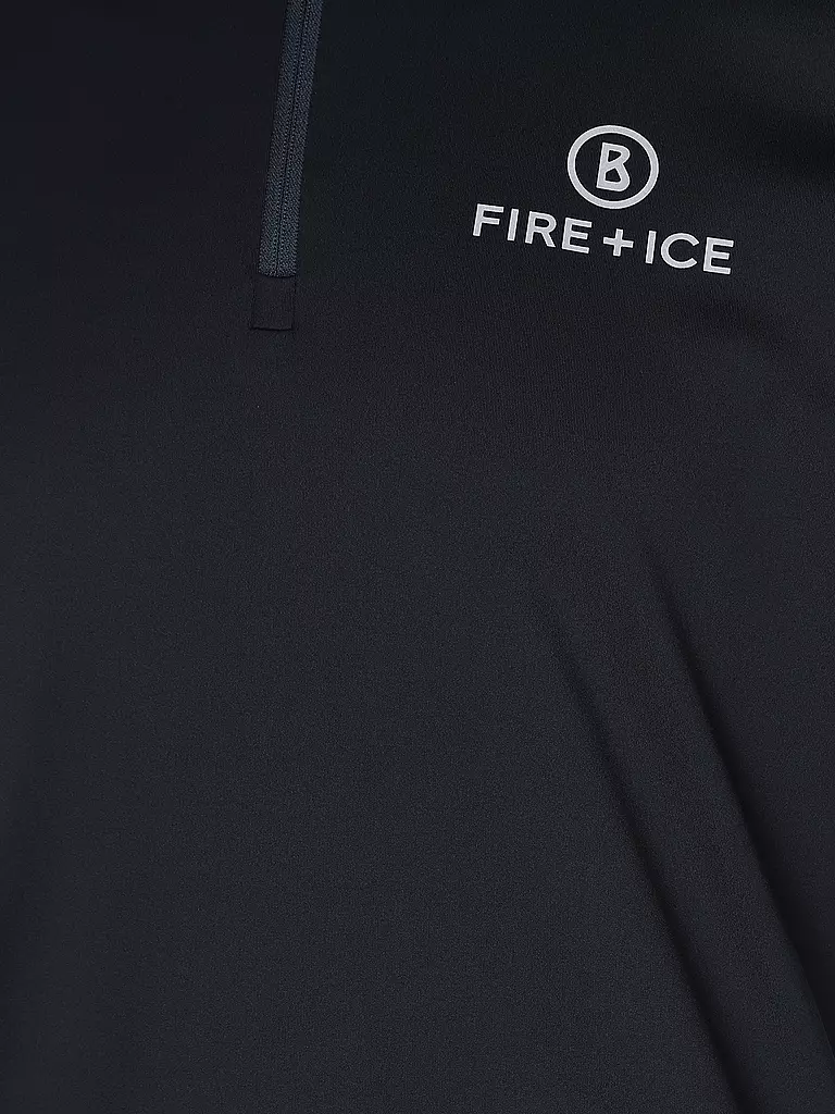 BOGNER FIRE+ICE | Herren Ski Unterzieh Zipshirt Pascal | dunkelblau