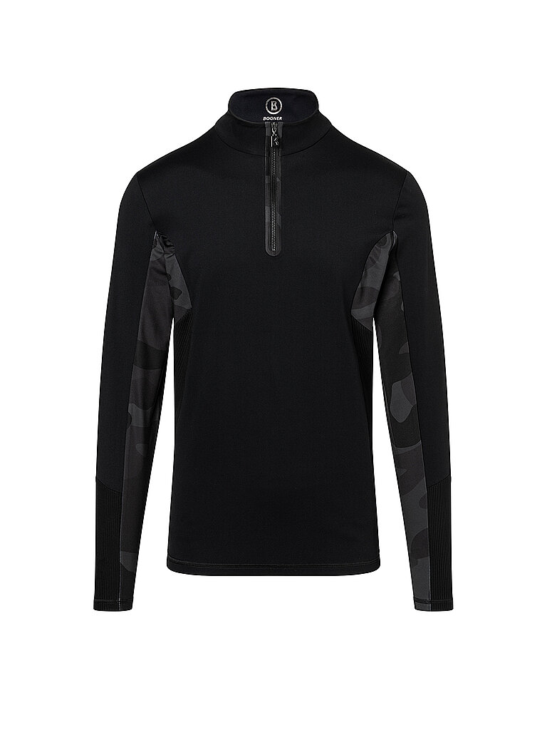 Bogner BOGNER Herren Unterzieh Zipshirt Florian schwarz | 52, schwarz
