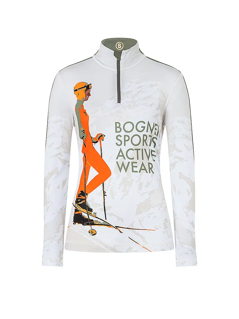 BOGNER | Damen Unterzieh Zipshirt Julina | Bunt