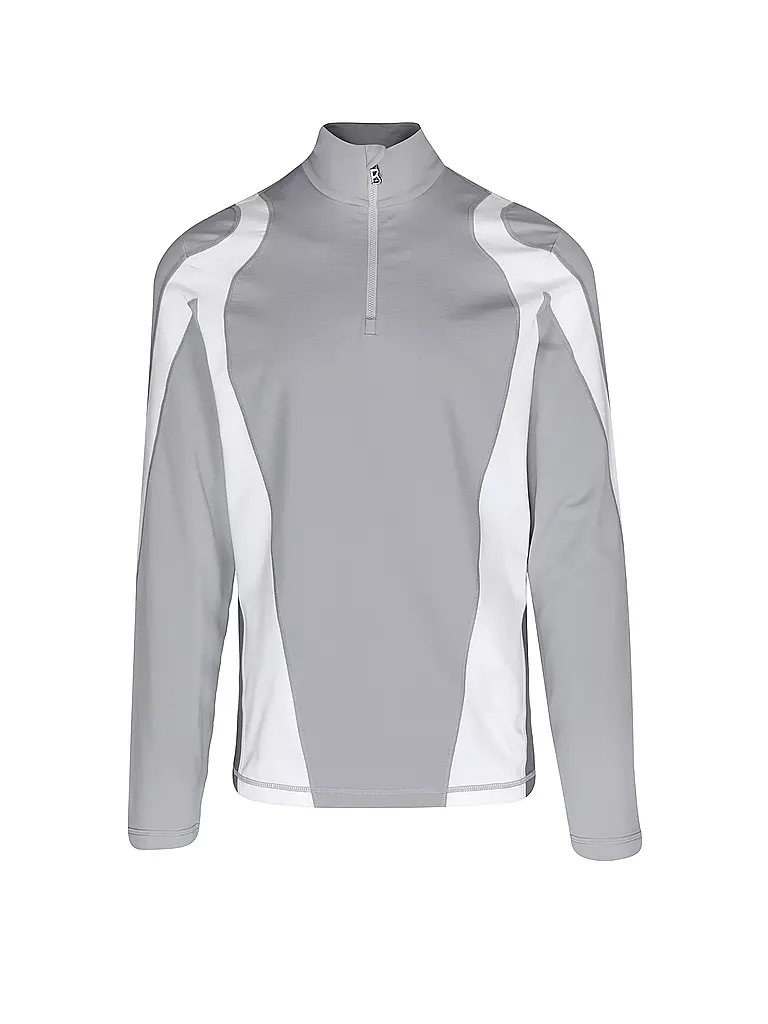 BOGNER | Herren Unterzieh Zipshirt Junas | hellgrau