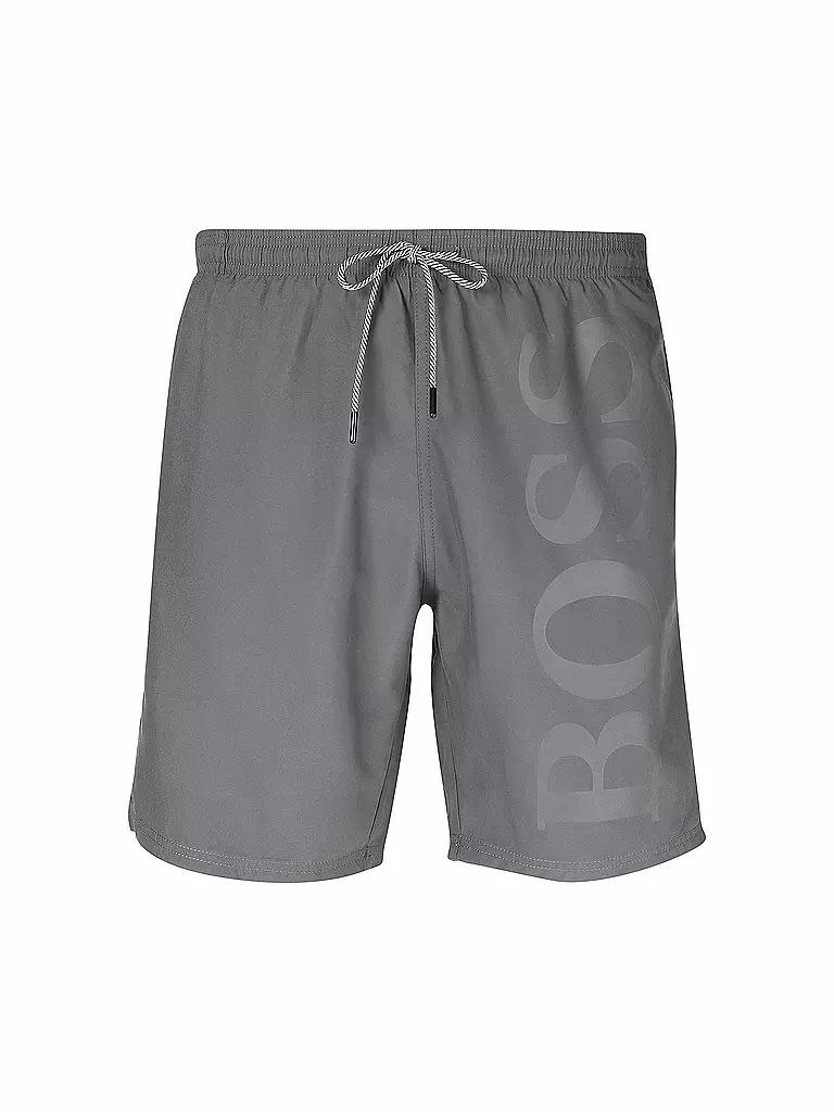 BOSS | Herren Badeshort Orca mit tonalem Logo | blau