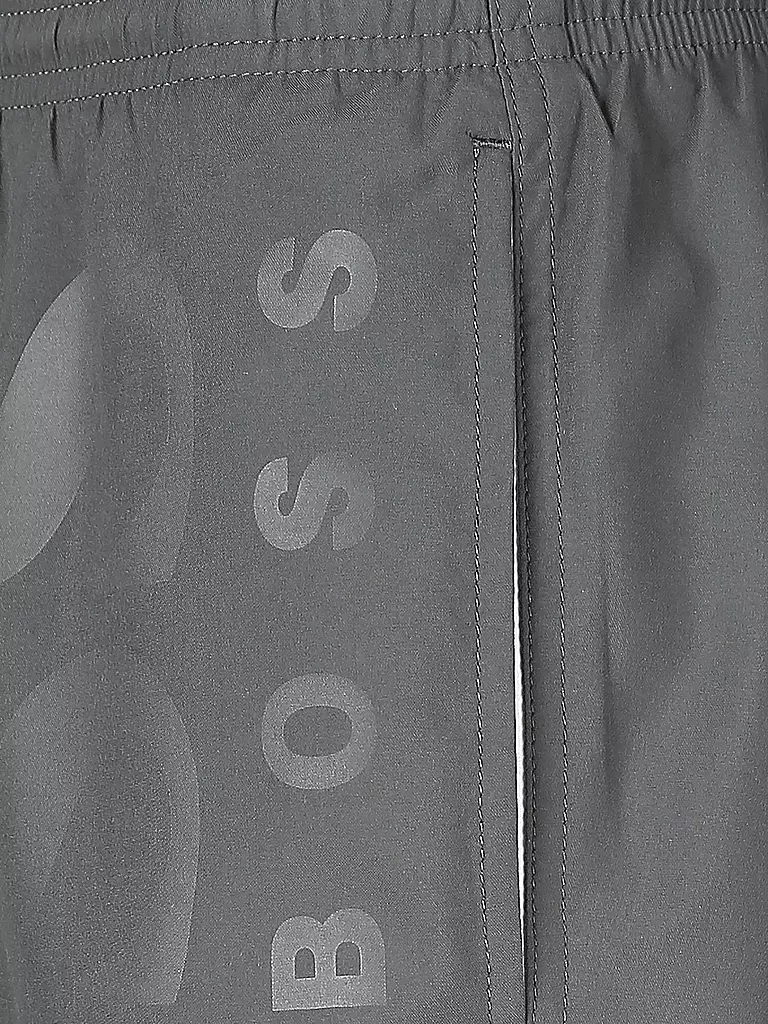 BOSS | Herren Badeshort Orca mit tonalem Logo | blau