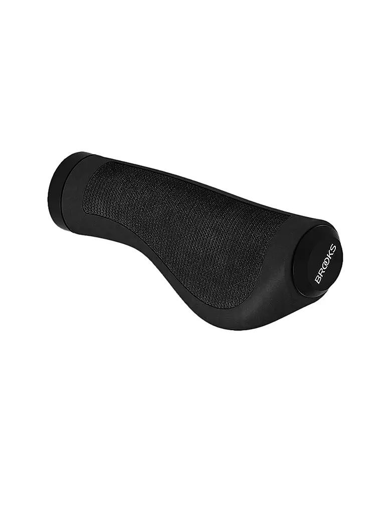 BROOKS ENGLAND | Fahrrad Lenkergriffe Ergonomic Rubber Grips | schwarz