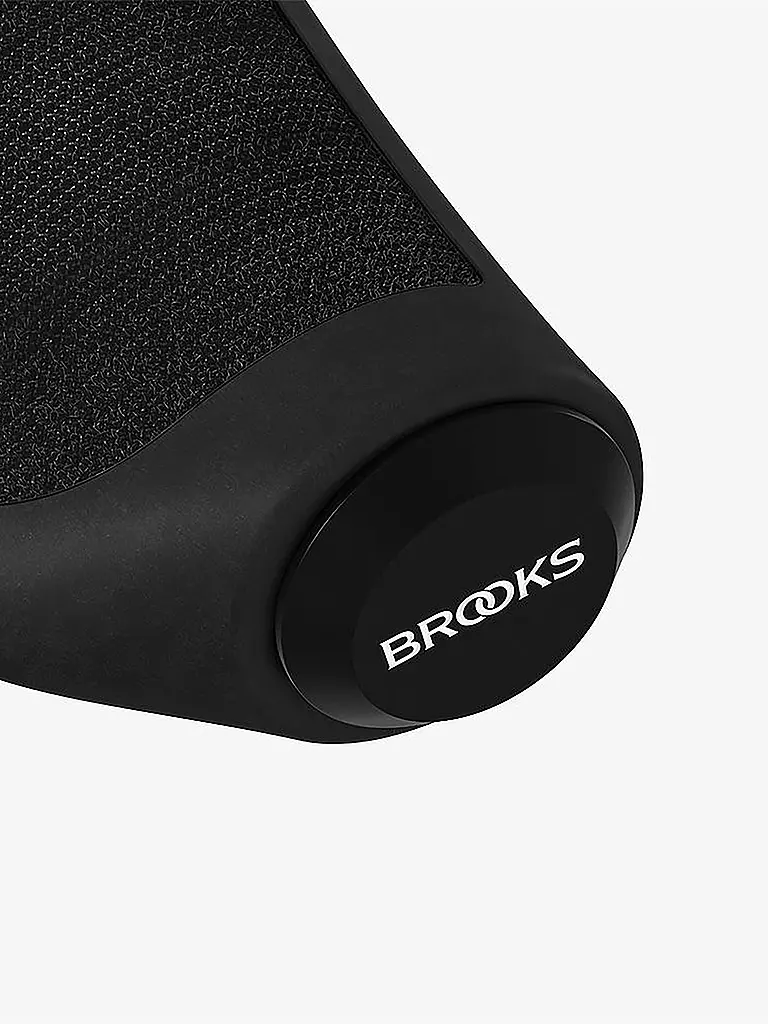 BROOKS ENGLAND | Fahrrad Lenkergriffe Ergonomic Rubber Grips | schwarz