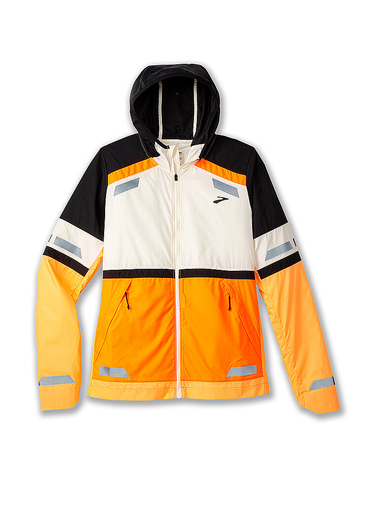 Brooks BROOKS Damen Laufjacke Run Visible 2.0 weiss | XS, weiss