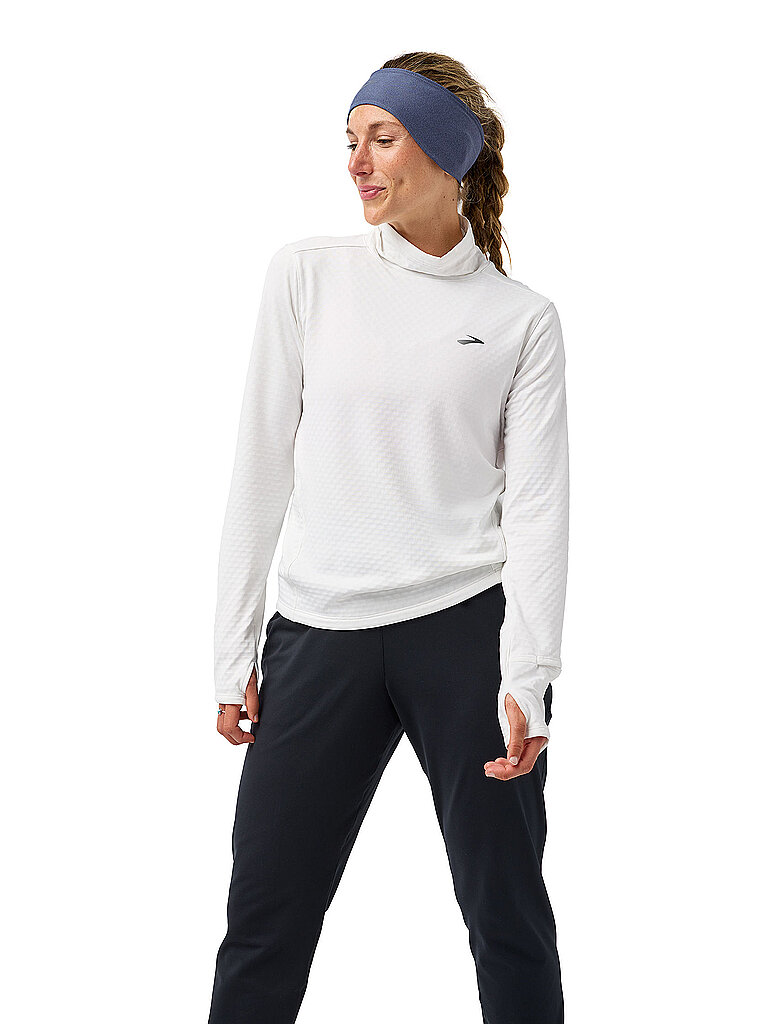 Brooks BROOKS Damen Laufshirt Notch Thermal 3.0 weiss | M, weiss