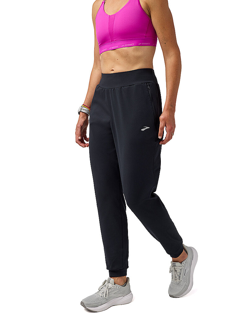 Brooks BROOKS Damen Laufhose Momentum Thermal 2.0 schwarz | S, schwarz