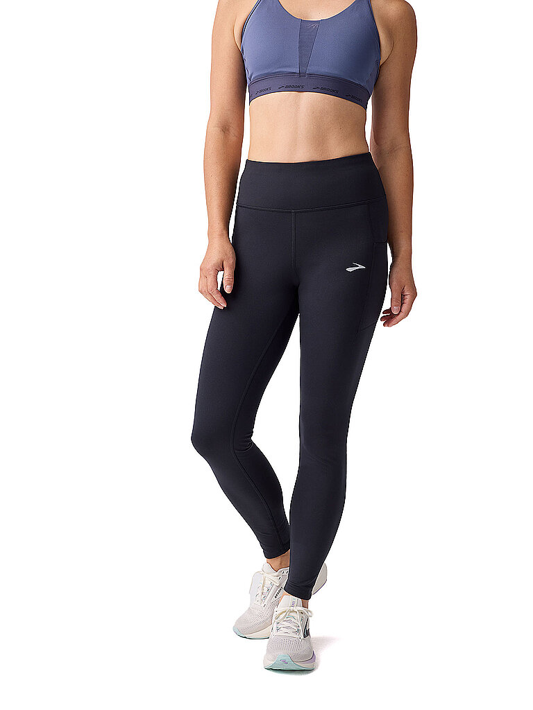 Brooks BROOKS Damen Lauftight Momentum Thermal 2.0 schwarz | XS, schwarz