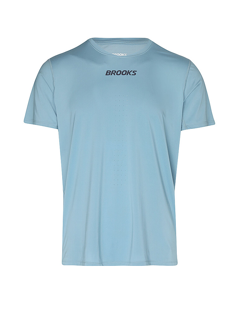 Brooks BROOKS Herren Laufshirt Dash Cooling hellblau | S, hellblau