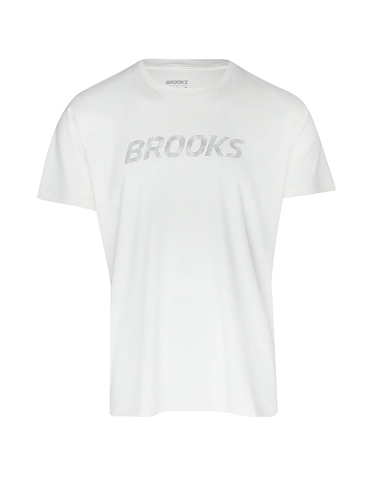 Brooks BROOKS Herren Laufshirt Dash Reflective creme | S, creme