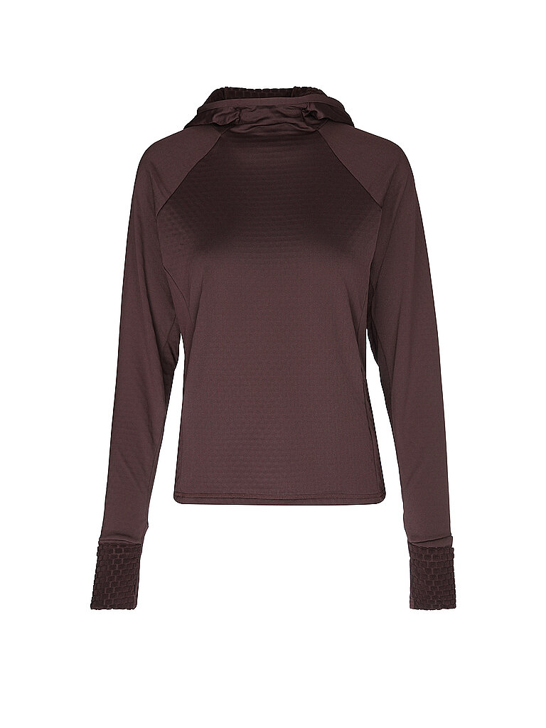 Brooks BROOKS Damen Laufhoodie Momentum Thermal dunkelrot | XS, dunkelrot
