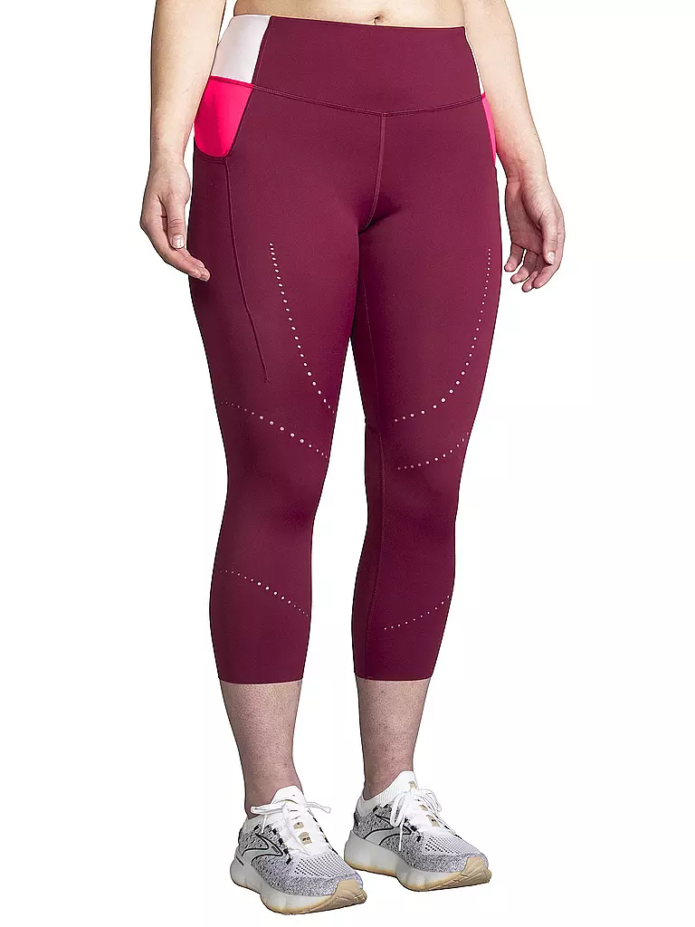 BROOKS | Damen 3/4 Lauftight Method | beere