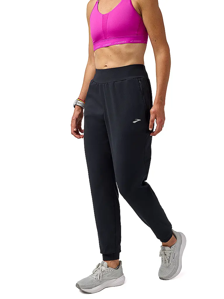 BROOKS | Damen Laufhose Momentum Thermal 2.0 | schwarz