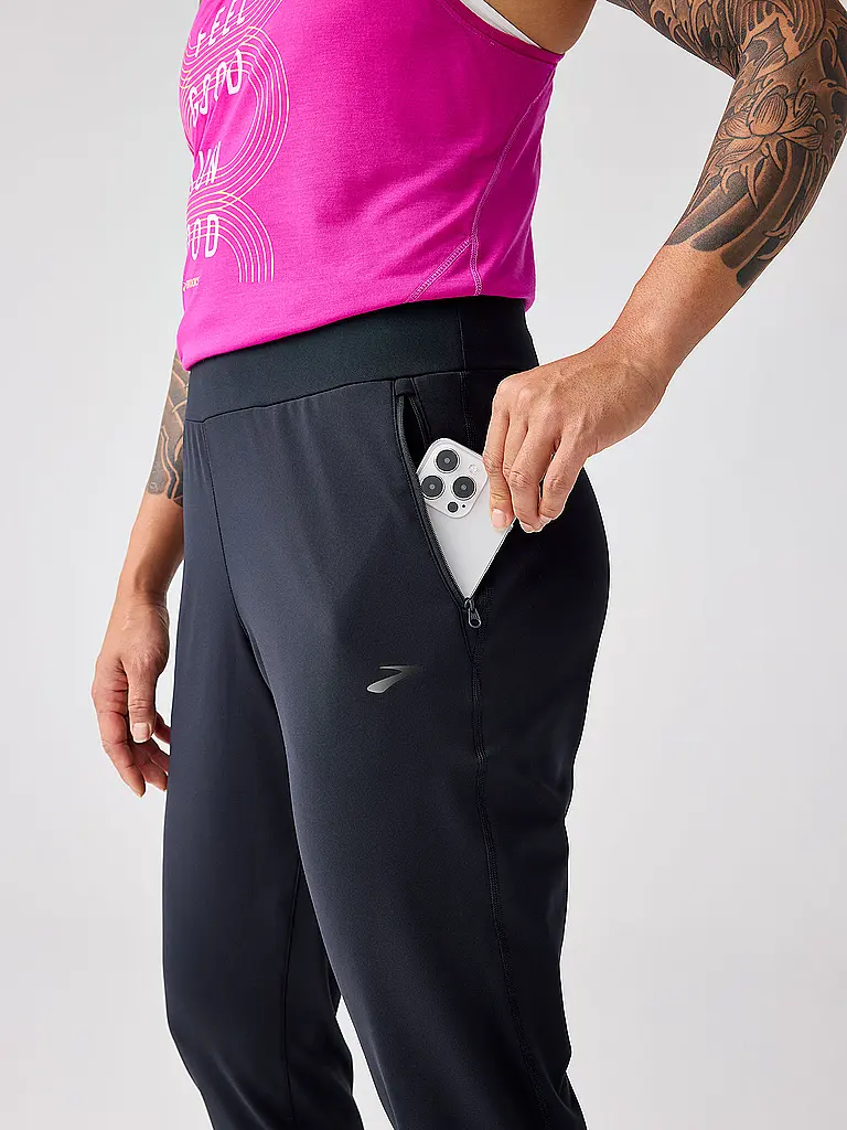 BROOKS | Damen Laufhose Momentum Thermal 2.0 | schwarz