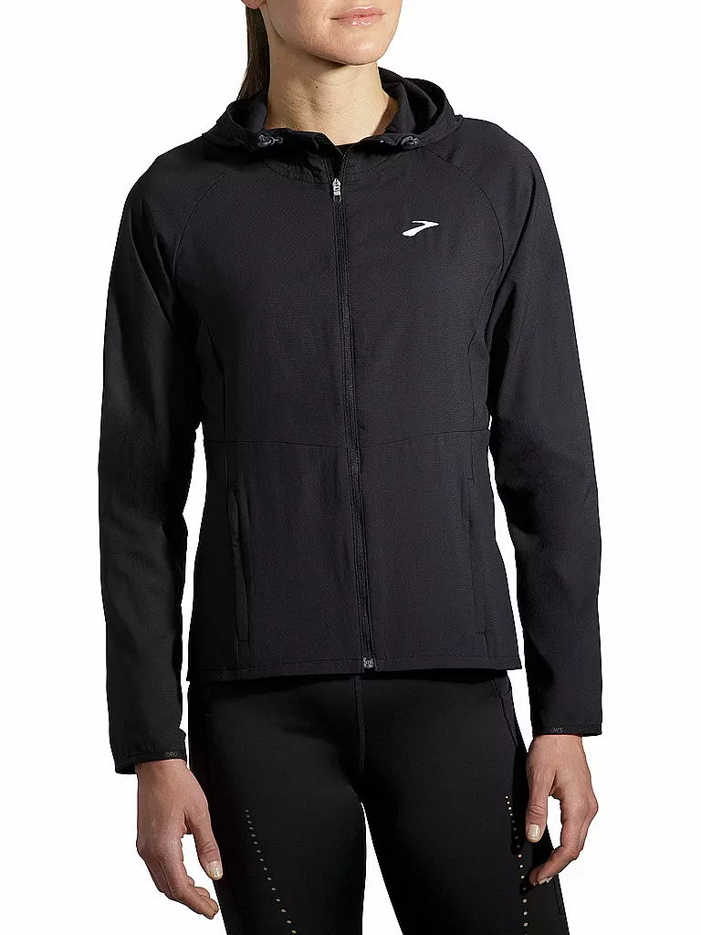 BROOKS | Damen Laufjacke Canopy | schwarz